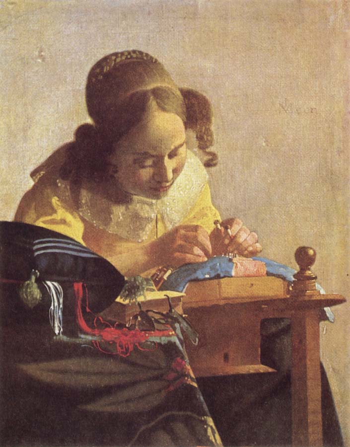 Jan Vermeer The Lacemaker